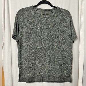 rag & bone Jean Heather Gray Boxy Short Sleeve Oversized Tee Size XS